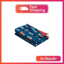 Wildkin Kids Cotton Nap Mat Cover   Soft, Sewn-in Flap, Durable  Fits 1.5" Viny