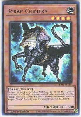 Scrap Chimera Ultra Rare RA05-EN005 Yugioh