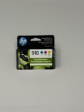 HP 910 3-Pack Color Ink Cartridge Sealed EXP 2025 Genuine Cyan Magenta Yellow