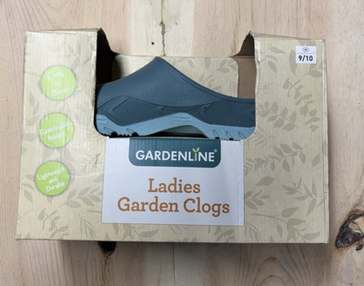 #ad #ad Gardenline Garden Clogs Women#x27;s Size 9 10 Gray. Slip On New In Open Box $12.00