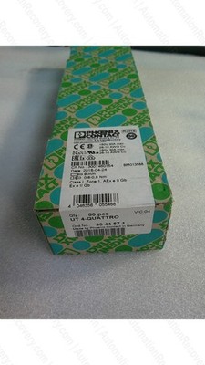 PHOENIX CONTACT UT 4-QUATTRO PACK OF 50, TERMINAL BLOCK, 3044571, NEW #349027