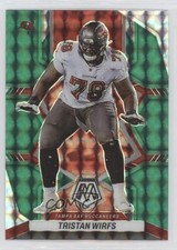 2022 Panini Mosaic Green Mosaic Prizm Tristan Wirfs #186 uw8