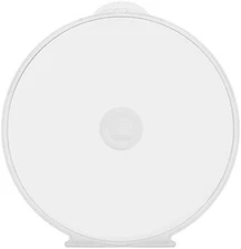 Maxtek 50 Pack Clear Transparent Round Clamshell CD DVD Case, with Lock 