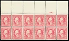 467 Var, Mint NH 2¢ Plate Block from Error Sheet With PSE Cert - Stuart Katz
