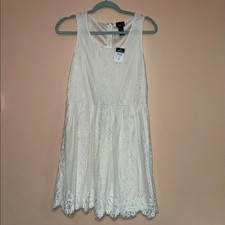 BNWT Rue21 Lace Cream Sleeveless Summer Party Dress Medium