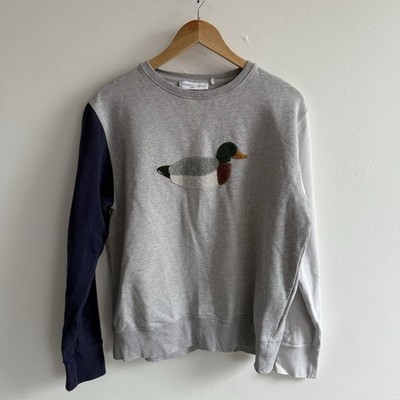 Edmmond Studios Sweatshirt Herren Medium Grey Duck Logo Pullover Pulli