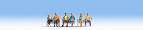 Noch 36532 Sitting People (6PK) N Gauge Figure Set