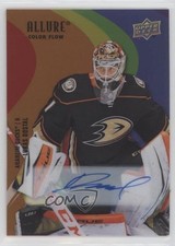 2022-23 Upper Deck Allure Color Flow Full Rainbow Lukas Dostal #SF-35 Auto 0xx1