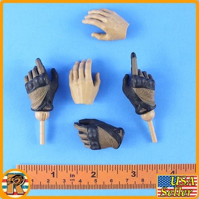SMU Evacuation Team A - Gloved & Bare Hands Set - 1/6 Scale Part - Easy Simple 