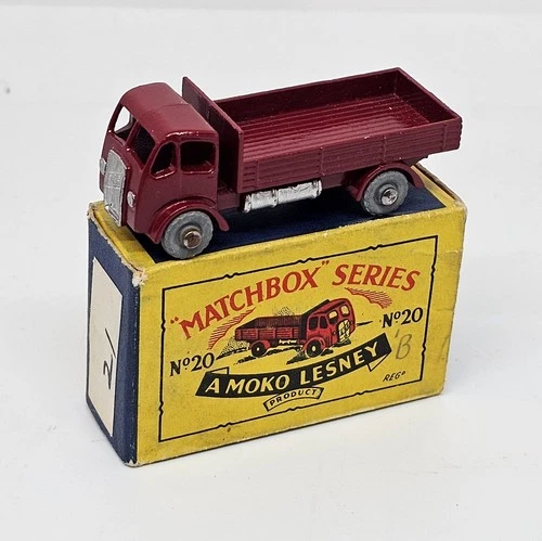 Matchbox Lesney – 20a  ERF Stake Truck    1956    (ID#274)