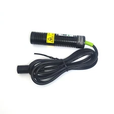 New Green Line Laser Diode Module 532nm 50mw 3v-5v 18x75mm w/ AC Connecter