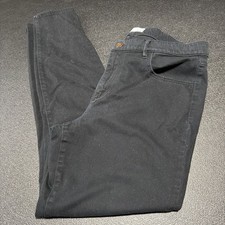 LOFT Legging Jeans Womens 32 Black Stretch Skinny Five Pocket Jeggings Denim