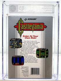 Castlevania Nintendo NES New 1987 Black Circle Seal Non Rev VGA Q 85 Qualified