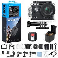 AKASO EK7000 4K30fps Action Camera - 131ft Waterproof Camera with EIS 4X Zoom...
