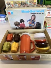 Vintage Tupperware Mini Serve It Children s Serving Set 1979 Complete with box