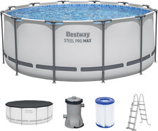Bestway Aufstellpool Rund 366X122 Cm, Komplett-Set Mit Filterpumpe …