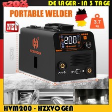 HZXVOGEN 3 in 1 F&uuml;lldraht Schwei&szlig;ger&auml;t 200A Inverter Schwei&szlig;ger&auml;t ohne Schutzgas