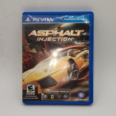 Ubisoft Asphalt: Injection PS Vita Racing NTSC-U/C E10+ 2011 w/ Case