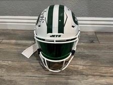 New ! Ryan Fitzpatrick Signed New York Jets Speed Flex Helmet/w Green Visor.