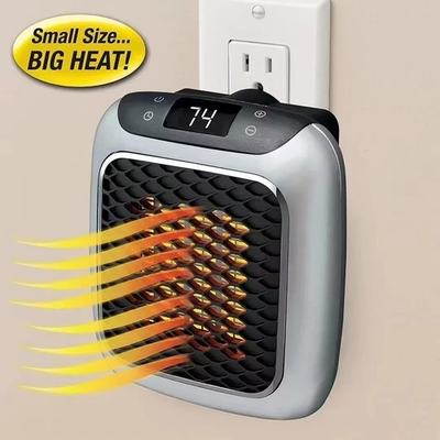 #ad 800W Mini Wall Mounted Heater PTC Ceramic Home Bathroom Heating Fan with Remote $18.98