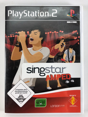 Singstar: Amped PS2 (Sony PlayStation 2) sehr gut, mit Anleitung