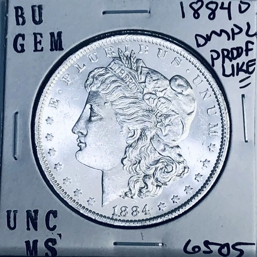 1884 O BU GEM MORGAN SILVER DOLLAR UNC MS+++ U.S. MINT RARE COIN 6505