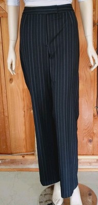 Valerie Stevens Womens City Pants Size 8 Dress Slacks Striped Trousers (W32XL32)