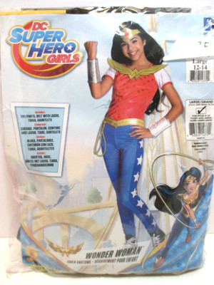DC Comics Wonder Woman Costume Dress For Girls | Supergirl Dress-Up With Detachable Cape | Ages 4-12 - View #11