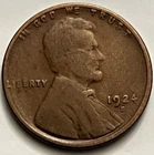 1924-S Lincoln Wheat Cent San Francisco Semi Key Date G-VG Circulated JC1827
