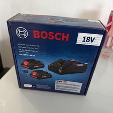 Bosch 18V Battery Kit Lithium Ion 2 4AH Battery  Charger OEM GXS18V-11N25