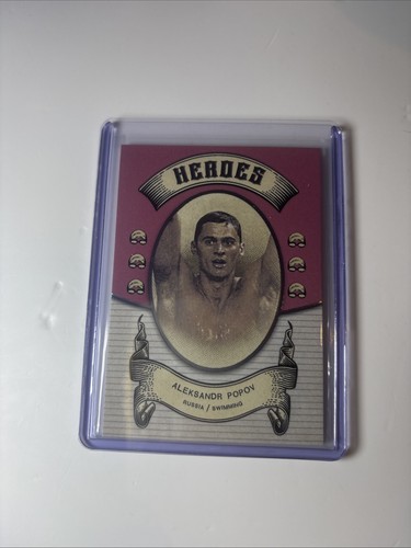 Aleksandr Popov 4/7 Futera Multisport Vintage Pink