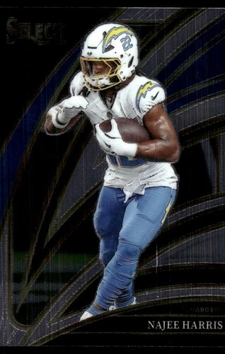 Najee Harris 2025 Panini Select #203 Chargers NFL READ FREE SHIP AutographDen