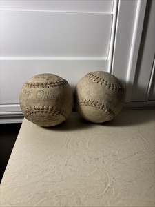 Two. 1950s The Official Steam Welded Soft Ball No. 212 & Another One Vintage