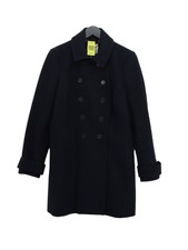 Jasper Conran Women's Coat Uk 12 Blue Wool