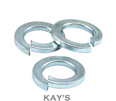ZOLL FEDERRINGE RECHTECKIG BSF BSW BSC 1/4 5/16 3/8 7/16 1/2 5/8'' BZP  