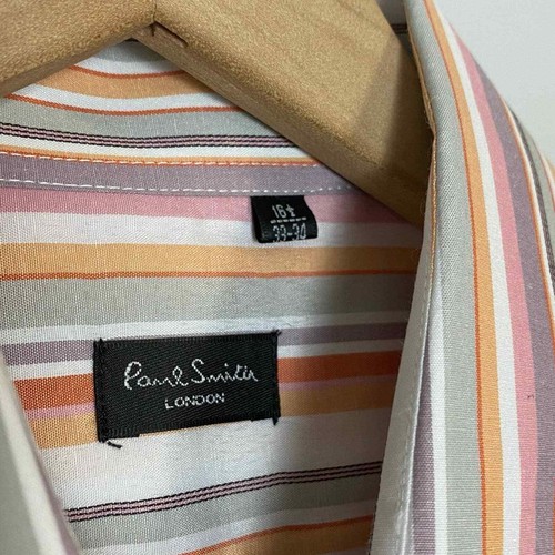 Paul Smith London MEN'S SIZE XL Signature Stripe Cotton Button Down Shirt - Picture 3 of 9
