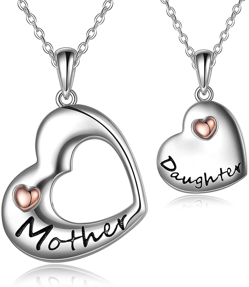 Personalized Necklace Mother Daughter Pendant Necklace Mother