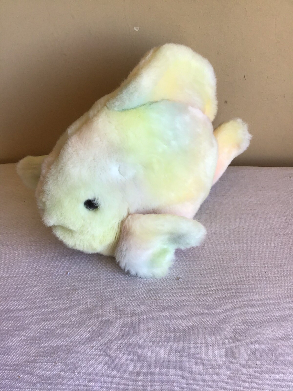 2000 Ty The Beanie Buddies Collection Rainbow Pastel Fish Bean Bag