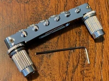Chrome / TonePros Style Roller Bridge / Tune-O-Matic / Epi, Les Paul, SG, Bigsby