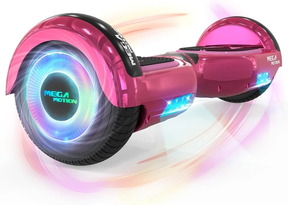 MEGA MOTION Hoverboard für Kinder 6,5-Zoll mit Bluetooth-Lautsprecher LED Rädern - Bild 4 von 4