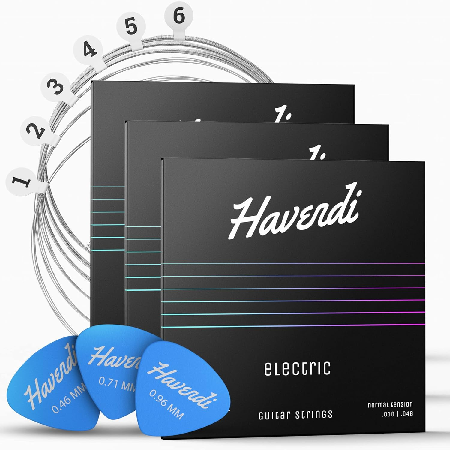HAVENDI® Guitar Strings Electric Guitar - Brilliant Sound Quality Strings Made o