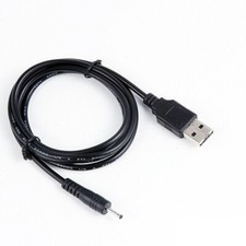 5V 1A/2A USB A to 2.5mm Barrel Jack Plug Male DC Power Charger AC Adapter Cable
