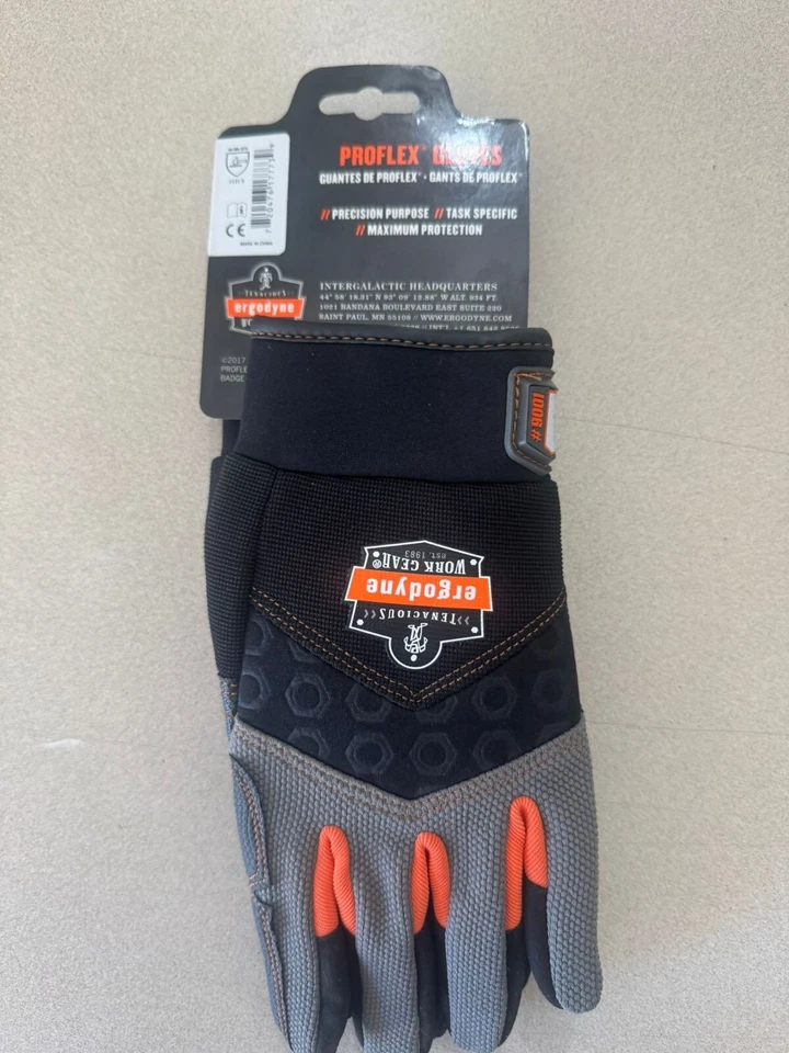 Ergodyne ProFlex Gloves 9001 Full-Finger, Gray - Image 3 of 4