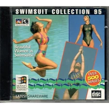 Beautiful Women Swimsuit Collection 1995 CDROM over 500 BMP Images Vintage