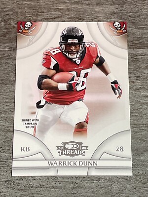 Warrick Dunn 2008 Threads Buccaneers #3  *L627*