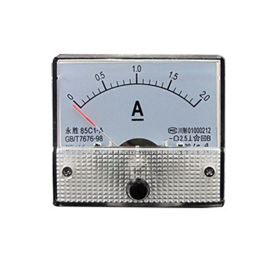 AC 0-20A EINBAU Analog Amperemeter Messinstrument Panel SQ-48 2,5