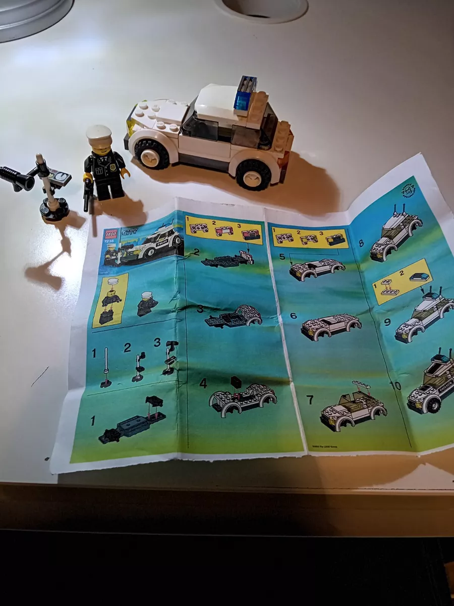 Lego police cheap car instructions 7236