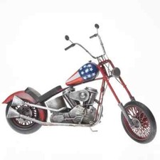 Blech-Modell, Oldtimer, "Chopper US-Style", ca. 41cm