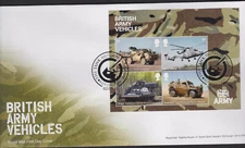 2021 Mini Sheet  FDC - British Army Vehicles Tank Museum Bovington  - Post Free 