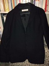 MIU MIU PRADA BLACK FLEECE WOOL RUBBER SKIRT SUIT LUXE 42 4 6 S M TOP DRESS N/T